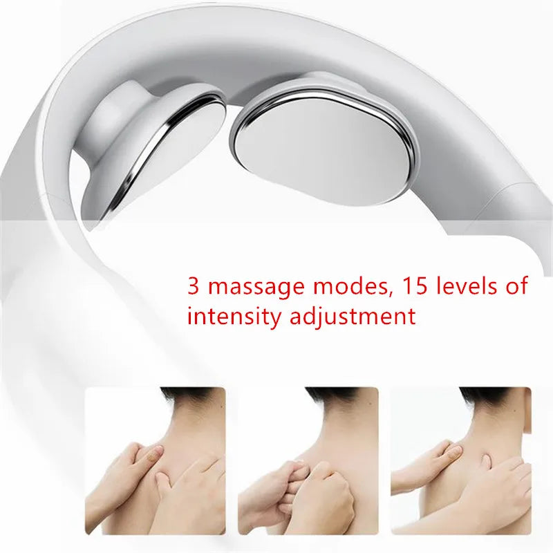 Vornyx NeuroEase™ Lite | Wireless Neck Pulse Massager with Heat