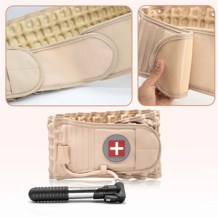 Universal Inflatable Lower Back Traction and Brace