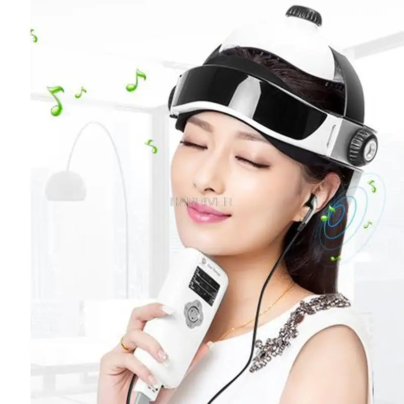 Vornyx HeadCalm™ | Air-Pressure Head Massager with Vibration & Music