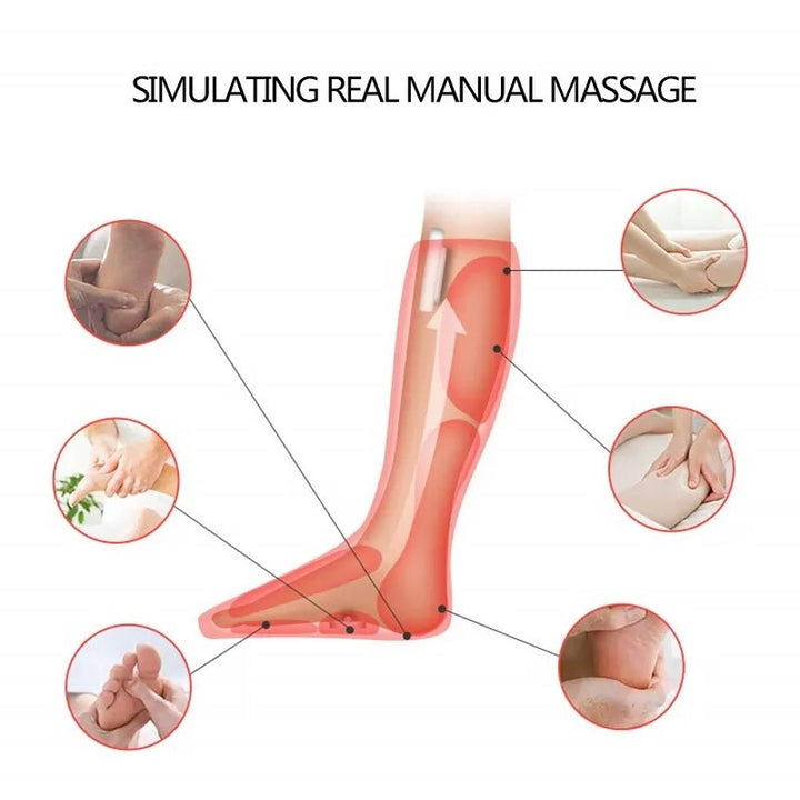 Air Compression Below-Knee Leg Massager