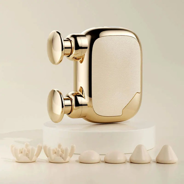 Vornyx DuoPulse™ Gold | Dual-Head Mini Muscle Massager