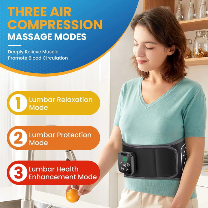 Vornyx NeuroFlex™ AirPulse | 3-in-1 Heated Waist Massager