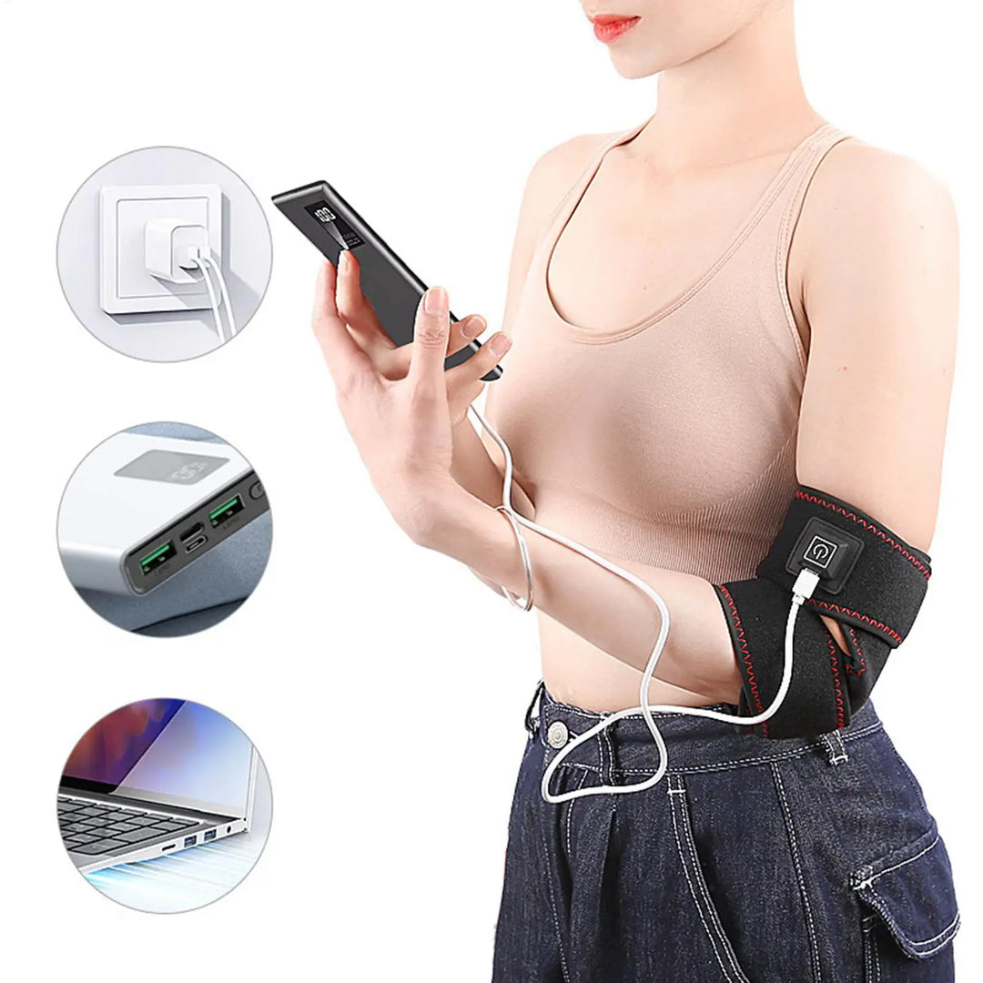 Vornyx FlexiWarm™ | USB Heated Elbow & Arm Comfort Wrap