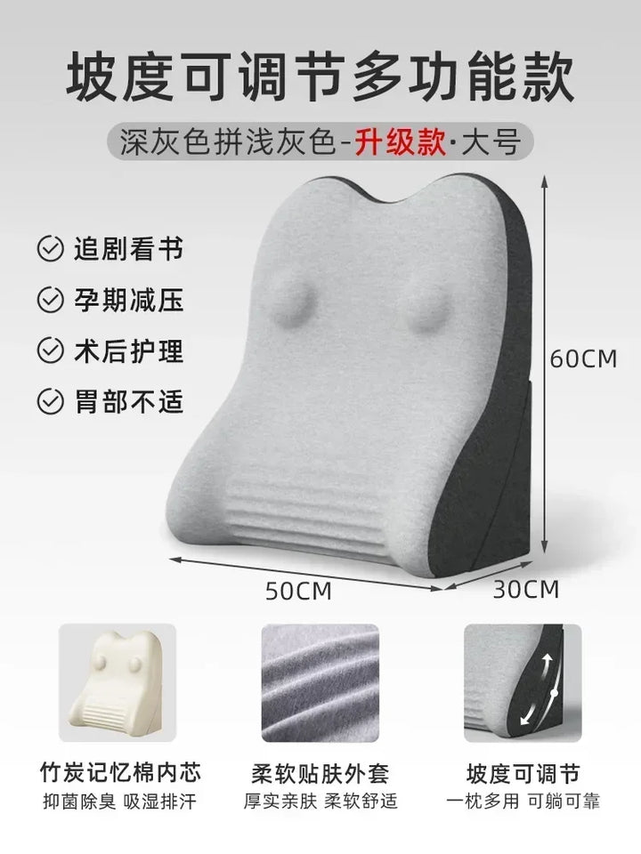 Vornyx CloudNest™ Ergonomic Bedhead Support Pillow