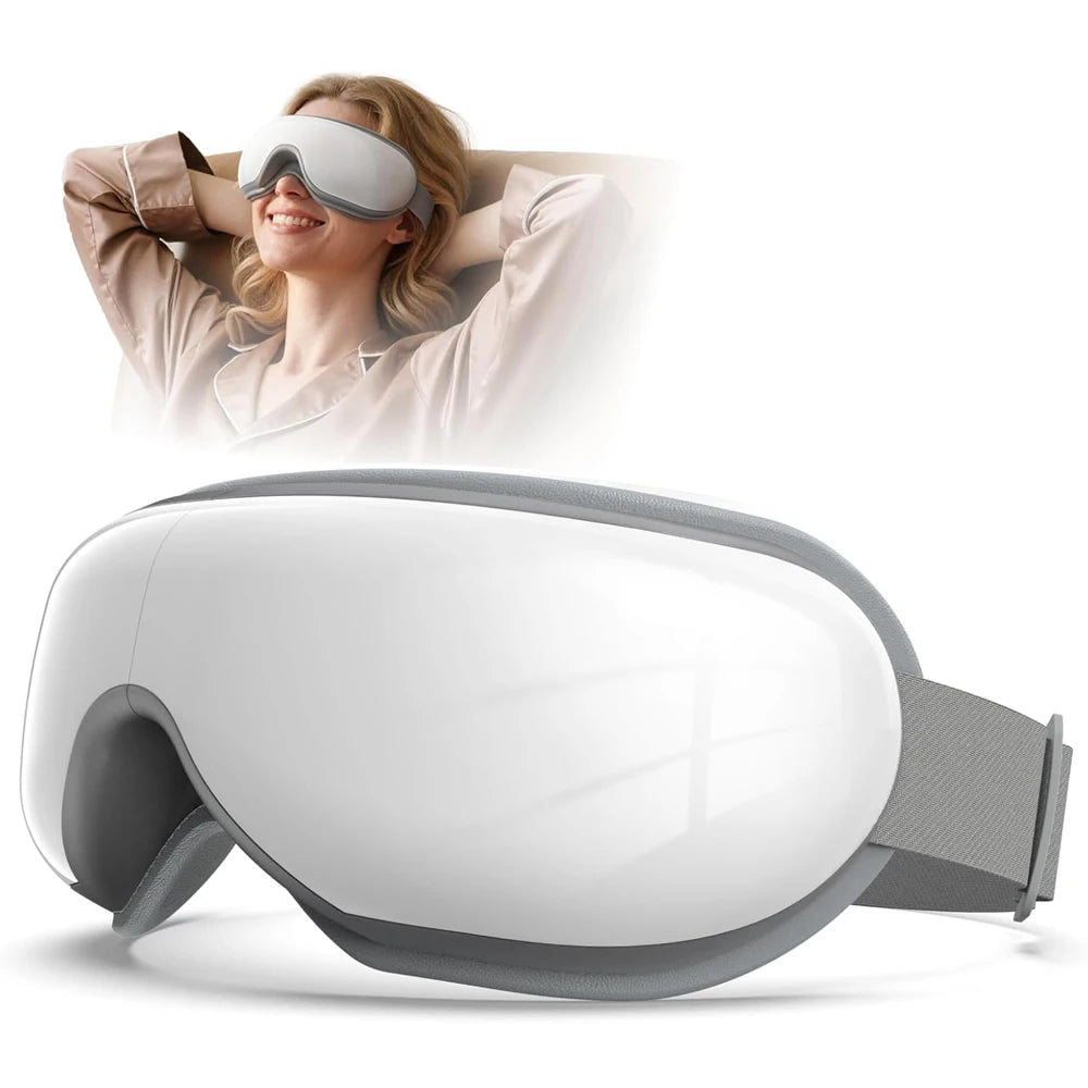 Vornyx CloudCalm™ | Heated Air-Compression Eye Massager with Bluetooth