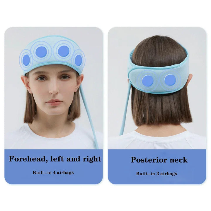 Vornyx HaloEase™ | Air Compression & Warming Head Massager