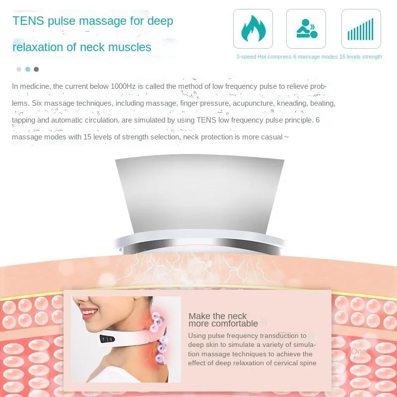 Vornyx NeuroEase™ 6 | Heated Neck Pulse Massager