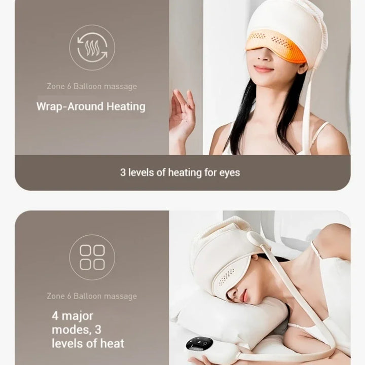 Vornyx HaloRest™ | Heated Head & Eye Massager with Air Compression