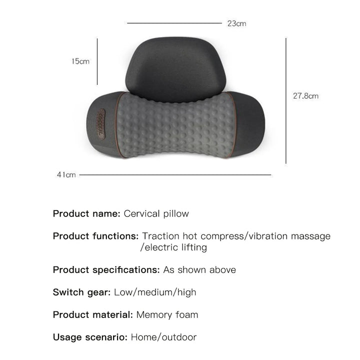 Vornyx SpineAlign™ Memory Foam Cervical Massager Pillow