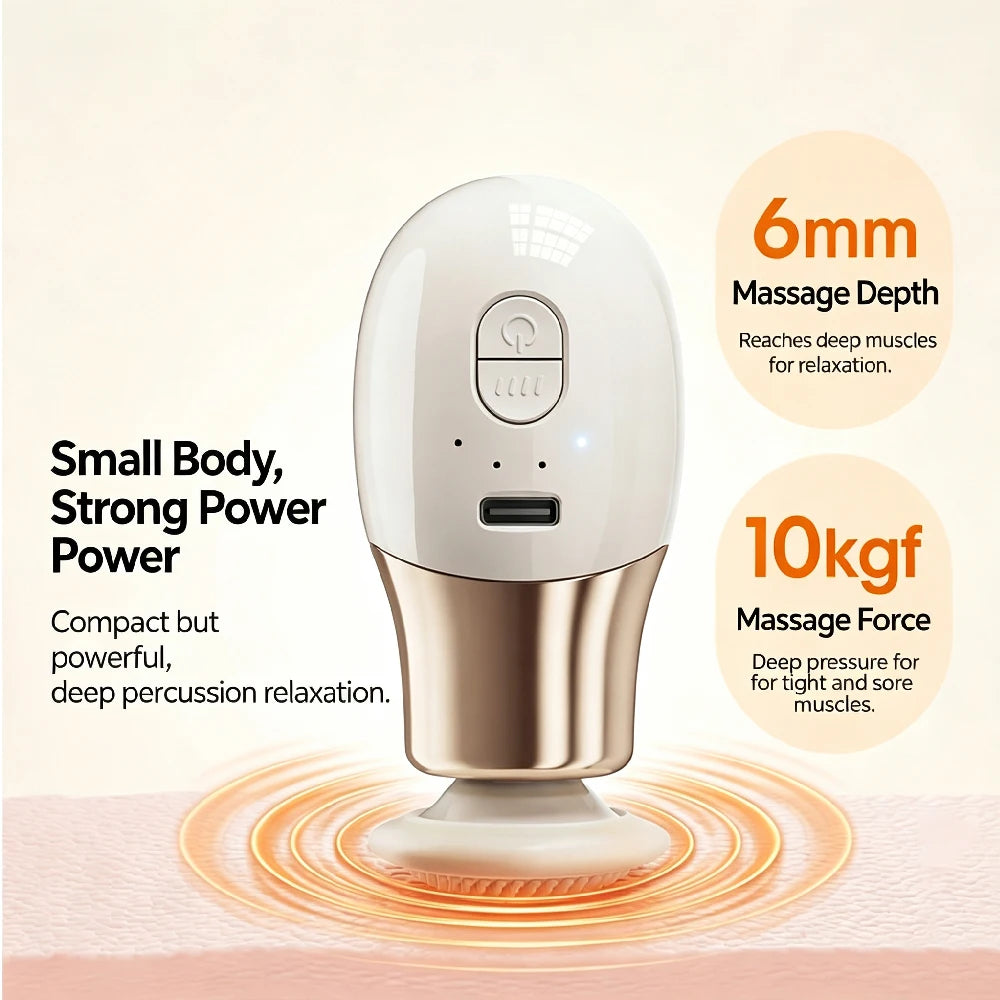 Vornyx PocketPulse™ | Mini 4-Speed Massage Gun