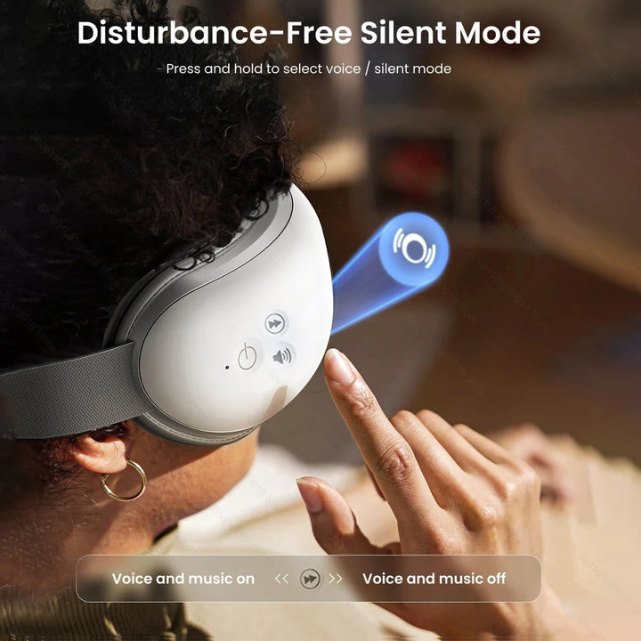 Vornyx CloudCalm™ | Heated Air-Compression Eye Massager with Bluetooth
