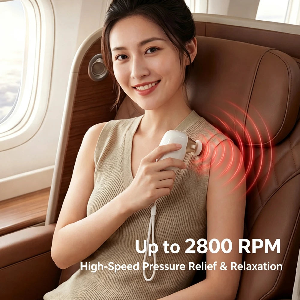 Vornyx PocketPulse™ | Mini 4-Speed Massage Gun