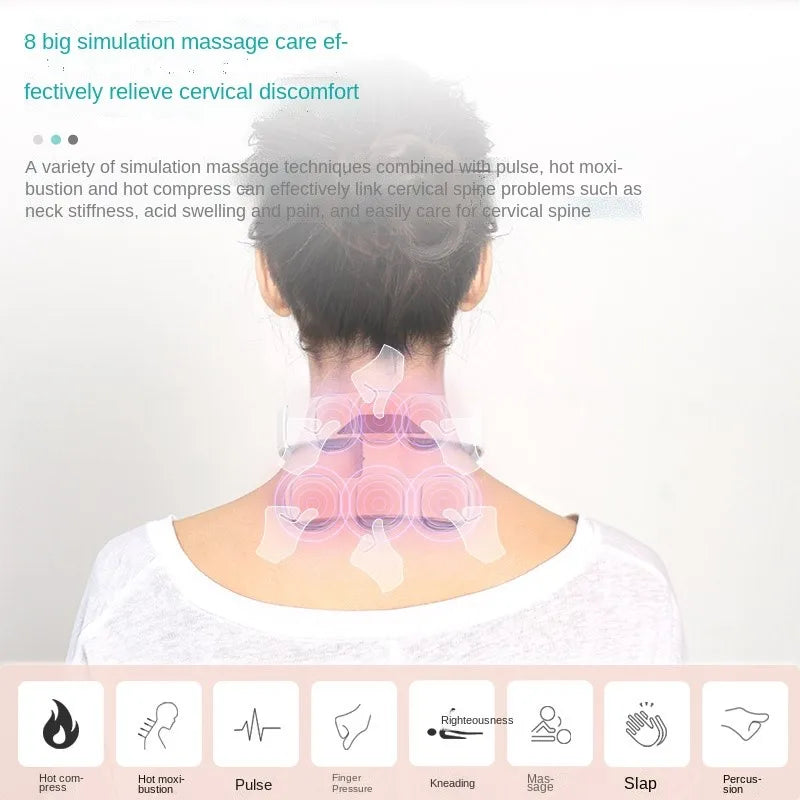 Vornyx NeuroEase™ 6 | Heated Neck Pulse Massager