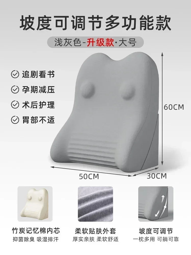 Vornyx CloudNest™ Ergonomic Bedhead Support Pillow