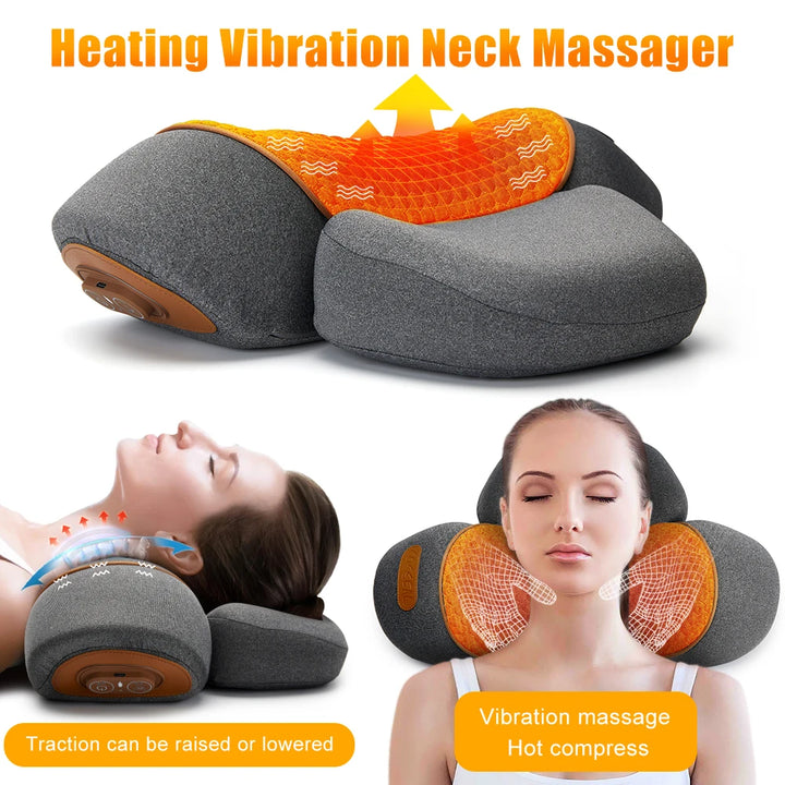 Vornyx SpineAlign™ Memory Foam Cervical Massager Pillow