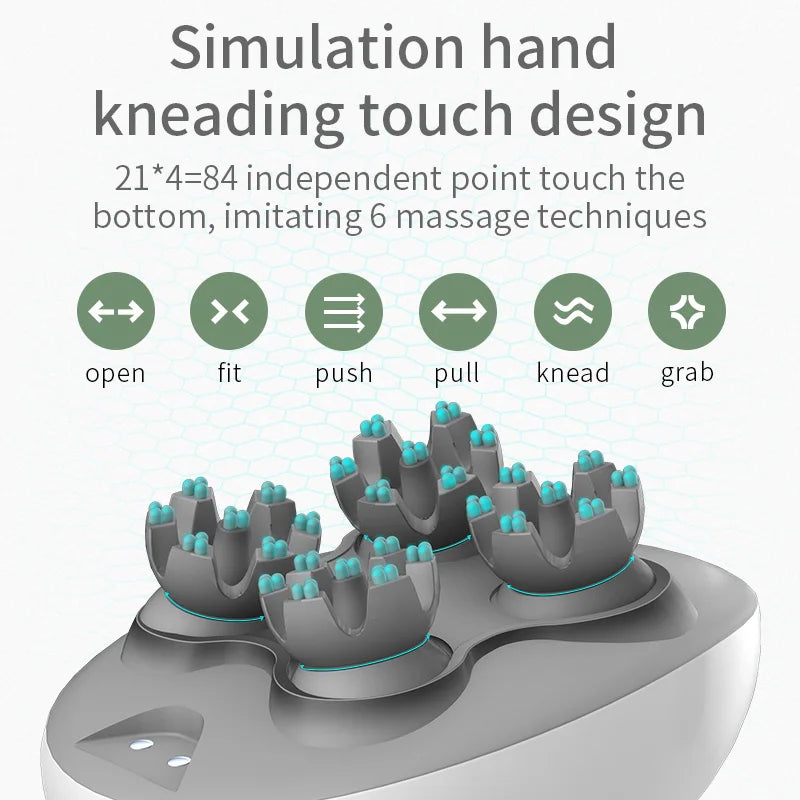 Vornyx ScalpEase™ | Electric Kneading & Vibration Scalp Massager
