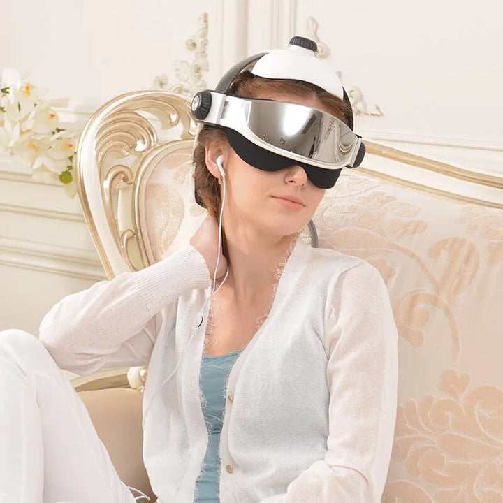 MindSoothe Pro" Helmet Head Massager