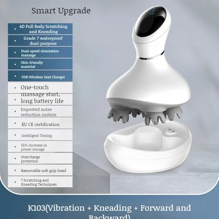Vornyx HaloGlow™ Intelligent Scalp & Body Massager – 2025 Edition