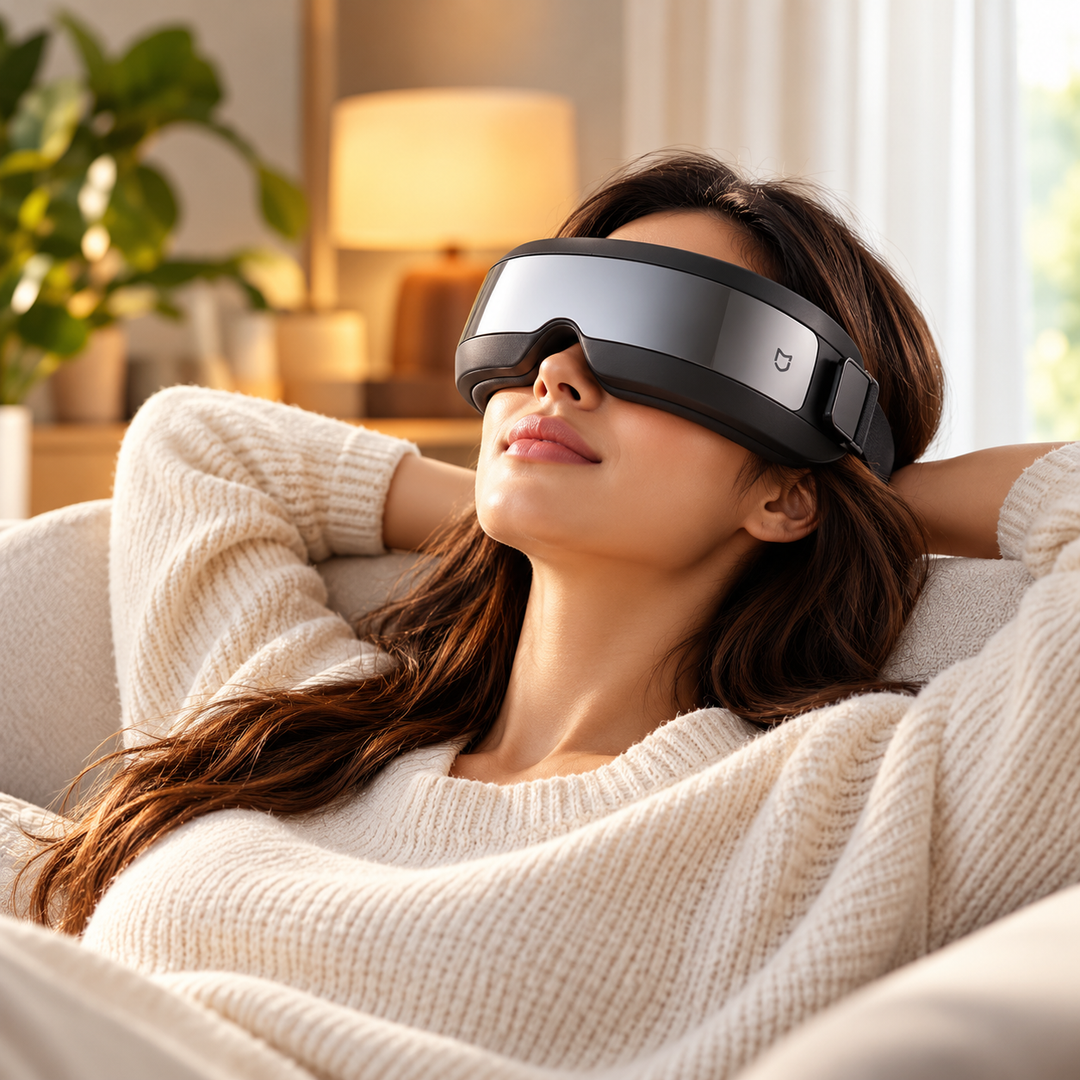Vornyx EyeHaven™ | Smart Heated Air-Compression Eye Massager