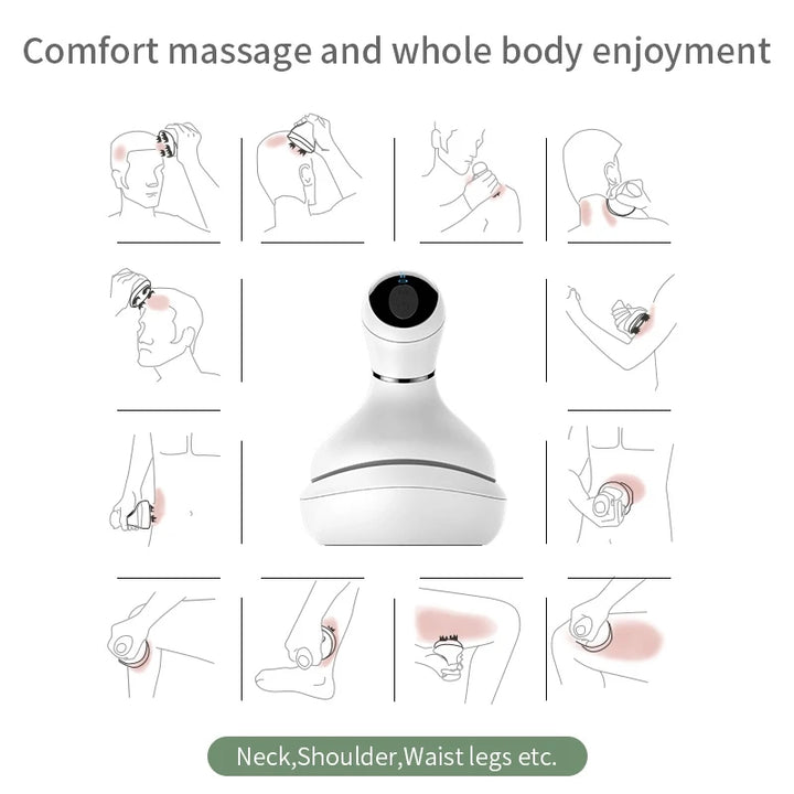 Vornyx ScalpEase™ | Electric Kneading & Vibration Scalp Massager